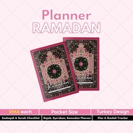 Planner Ramadan journey to jannah undated ramadhan planner a6 size islamic size pocket