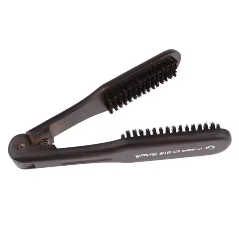 Wood Boar Bristle Straight Hair Comb Straightening Comb Women's Curly Hair Smooth Comb Hair Styling 