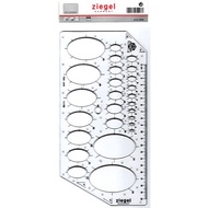NEWEST ORIGINAL ZIEGEL ROTRING ELLIPSE TEMPLATE RULER