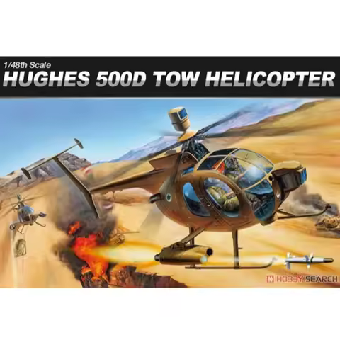 Academy 12250 1/48 SCALE Hughes 500D TOW Helicopter (Plastic model)