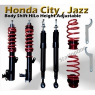 Honda City GM2/GM3, Jazz GE (2008-2013) HiLo Soft Hard Height Adjustable Absorber Set