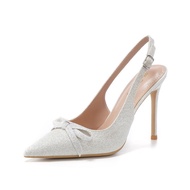 New NO XINH HM99 metallic leather high heels with pointed toe and 7cm, 9cm high heels for girls goin