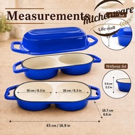 Double Dutch Oven For Sourdough Bread Baking 30 cm Enameled Cast Iron Dutch Oven Pot With Lid house
