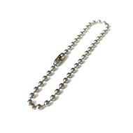 Pareto 13cm 2.4mm 304 Stainless Steel Ball Chain with Connector DIY Ba