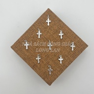SMALL Stainless Steel Cross Face 1X1CM - CROSS FACE