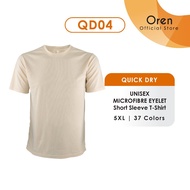 Oren Sport QD Quick Dry Plain T-Shirt - Size 5XL QD04