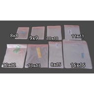 Opp plastic or adhesive packaging plastic 8x8, 9x9, 10x10, 11x11, 12x12