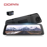 DDPAI Mola E3 Rearview Mirror Dashcam กล้องติดรถยนต์หน้าจอ 10 นิ้วสแกนจุดบอดอย่างครอบคลุม(กล้องหน้า+