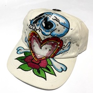 Don Ed Hardy Cap White to Cream OSFA Minor