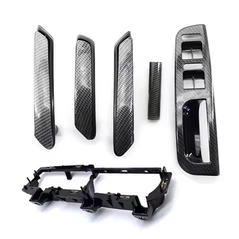 Car Styling Carbon Fiber Interior Door Panel Grab Handle For VW Passat B5 1998-2005 3B186717E 3B4867