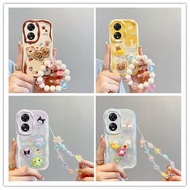 Casing oppo a98 5g Cream 3D doll phone case for oppo a98 5g case