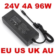 24V 96W Power Adapter 24v 4a 4000mA  Adapter 24V 4A AC100-240V to DC US/EU/UK/AU plug