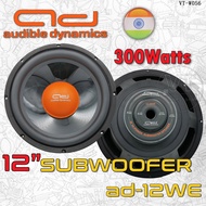 Audible Dynamics AD-12WE 12" Car Woofer 300Watts Subwoofer Speaker