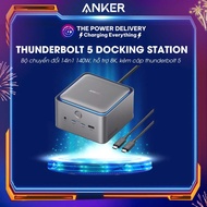Bộ chuyển đổi Anker Prime Thunderbolt 5 Docking Station 14in1 hỗ trợ 8K 140W tối đa kèm cáp thunderb