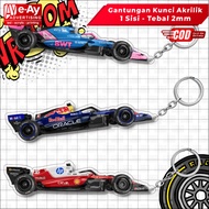 GANTUNGAN F1 Car Seasons 2026 V2 Keychain | Formula One 2026 Keychain F1 V2