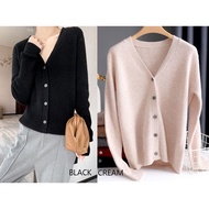 Women's rib knit sweater Cardigan