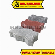 MR. BUILDER Z Paver 60MM 80MM Interlocking Paver Brick Bricks Pavers Garden Flooring Car Park Batu L