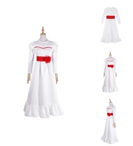High-Quality Annabelle White Dress for Kids' Halloween