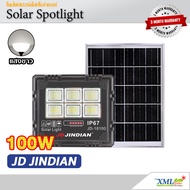 สปอร์ตไลท์โซล่าเซลล์ 100 W. รุ่น JD-18100