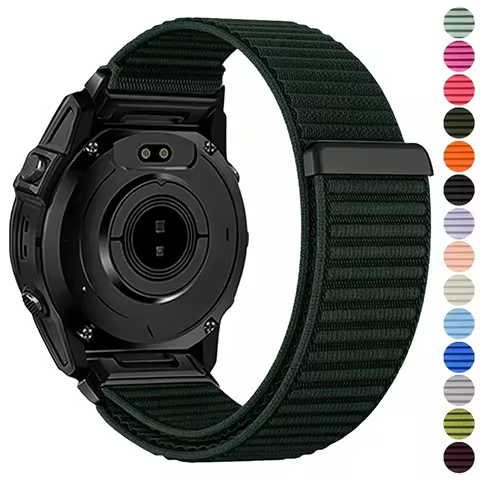 Quick Fit 20mm 22mm 26mm Nylon Strap for Garmin Quatix 8/Tactix 8/Fenix 8 Bracelet Garmin Instinct 3
