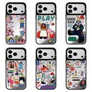 CASE Graffiti Girl Compatible with iPhone 17 Pro Max Apple 15 Pro Case 12 Mirror 13 Trendy Brand 14 