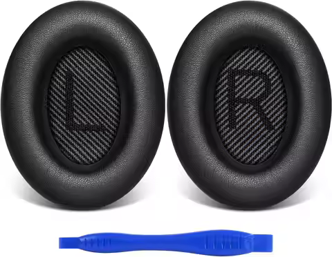 Replacement Ear Pads for Bose Quiet Comfort 35 Soft Protein Leather Earpads Ear Cushions for Bose QC