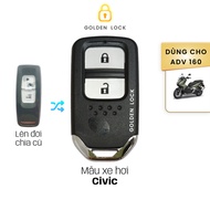 Remote Honda ADV 160 (K1ZU1) comes with key chains, keychains, installation consultation (Civic mode