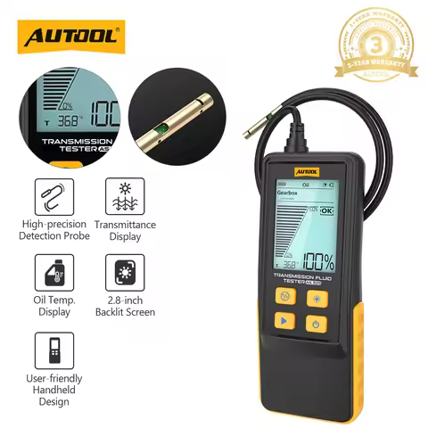 AUTOOL AS505 Car Transmission Fluid Tester Digital Display ATF Exchanger Gearbox Oil Tester Tool For