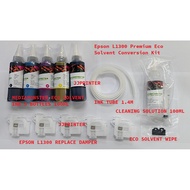 Epson L1300 L1800 Eco Solvent (Dye / Pigment ) Conversion Kit