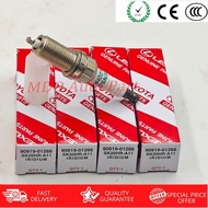 หัวเทียน 90919-01266 4 ชิ้นเหมาะสำหรับรถไฟเหาะโตโยต้า HILUX HIACE FORTUNER INNOVA TACOMA TOYOACE 2.7