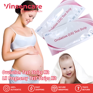 Vinsencare 5/30Pcs High Accuracy Private LH Ovulation Test Strip Kit with FREE 5/30Pcs Urine cups Ovulation Test Strips Urine Test LH Pregnancy Test Strips Kit First Response Ovulation Test Predictor Sets
