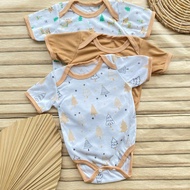 3in1 short baby jumper jumpsuit baby boy girl tree motif newborn Seris Coksu Jaya Baby&Kids