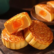 广式莲蓉蛋黄月饼【皮薄馅多】 Lotus Egg Yolk Moon Cake Bean Paste Fruit Moon Cake Mid-Autumn Festival Gift Box