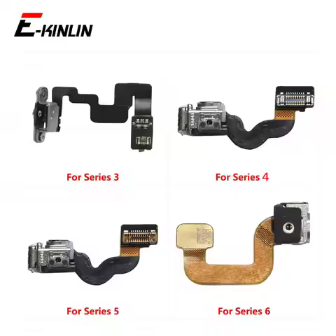 Frame Housing Button Nut Cover Rotating Crown Shaft Flex Cable For Apple Watch Series 3 LTE GPS 4 5 