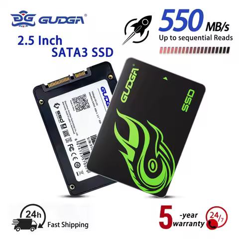 GUDGA SSD SATA 256GB 512GB 2.5 inch High Speed Internal Sata 3 Internal Solid State Drive 500MB/s SS