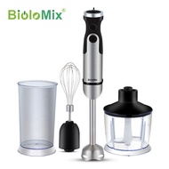 5 in 1 Stick Hand Blender Food Mixer Chopper Meat Grinder Mincer with Smoothies Fruit Juice Cup Egg Whisk Milk Frother 1200W