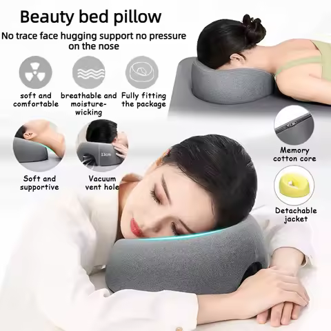 1PCNew Massage and Beauty Salon Massage Bed Special Sleep Pillow Comfortable Sleeping Face Pad Memor