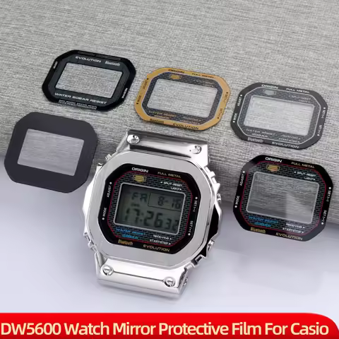 For Casio Small Squar Tempered Film DW5600 DW-5600 GW-B5600 DW-5635 gw-m5610 Screen Protector Watch