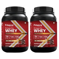 Fitspire Fit er Pro Whey Protein Double Rich Flavour Campuran Isolat dan Konsentrat Whey Protein 36 