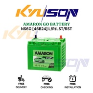 [Installation Provided] NS60 | NS60S | NS60L | NS60LS | Amaron Go Car Battery Bateri Kereta | Waja Vios Civic Almera