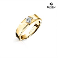 Jubilee Diamond แหวนเพชร Classic Line Solitaire Band Ring เพชรแท้