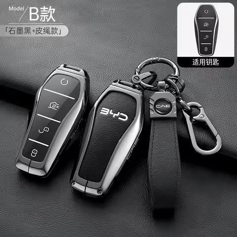 Car Key Case Holder Cover Buckle For BYD Atto 3 Han EV Dolphin Durable Second Song Pro Tang Dm QIn P