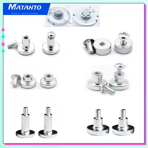 M3 Height H4 H6 H8 H12mm Magnetic Screw Wholesales Led Light Magnet Wholesales Lamp Fitting Ceiling 