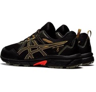 【💥越野跑鞋】Asics GEL-VENTURE 8 WATERPROOF 防水 越野鞋 越野跑鞋 男士運動鞋 黑金色 日本直送