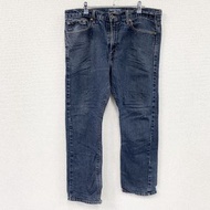 古著Levi's 423 牛仔褲，拉鍊門襟，靛藍色