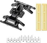 AllinRC SCX24 Transmission Skid Plate with Brass Bars for Axial 1/24 RC Crawler SCX24 Upgrades