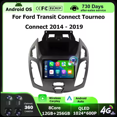 7'' Car Radio Multimedia Player GPS Navigation For Ford Transit Connect Tourneo Connect 2014 2015 - 