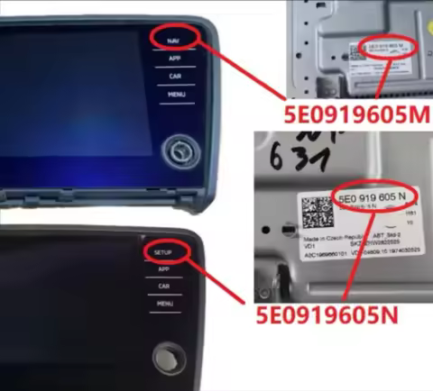 8 inch LCD Display TM080RDHP06 A2C01612501-01 For Skoda Octavia 3 III (5E3) NAVIGATION Screen 5E0919