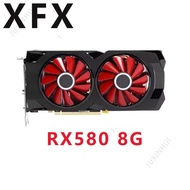 XFX  RX580  8GB GAMING GPU Graphics Card Desktop PC RX580 8G graphics card 2048SP multi game live st