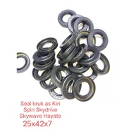 SUZUKI Crankshaft Seal Spin 125 Oil Seal Kiri Spin Skywave Skydrive HayateSUZUKI 25x42x7
